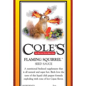 Cole's Flaming Squirrel Assorted Species Soybean Oil Seed Sauce 8 oz