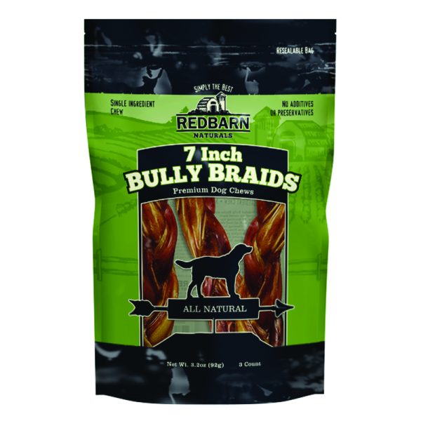 Redbarn Naturals Beef Grain Free Chews For Dogs 7 in. 3 pk
