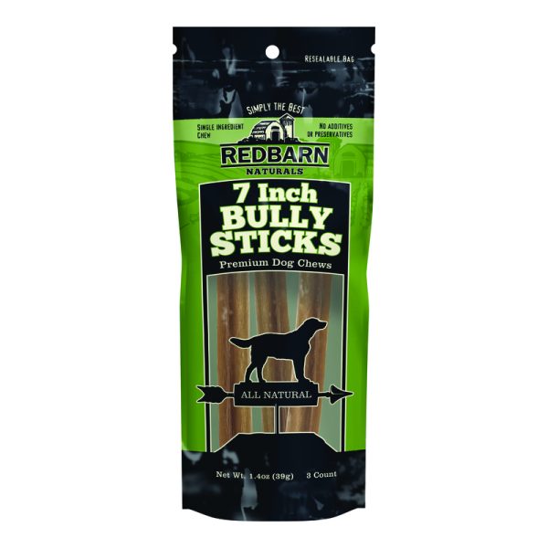 Redbarn Naturals Beef Grain Free Chews For Dogs 7 in. 3 pk
