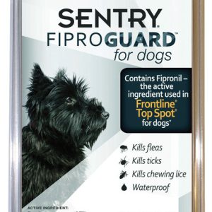 Sentry Fiproguard Liquid Dog Flea and Tick Drops 9.70%Fipronil and 90.30%Other Ingredients 0.023 oz