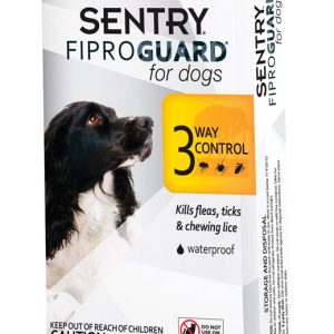 Sentry Fiproguard Liquid Dog Flea and Tick Drops 9.70%Fipronil and 90.30%Other Ingredients 0.045 oz