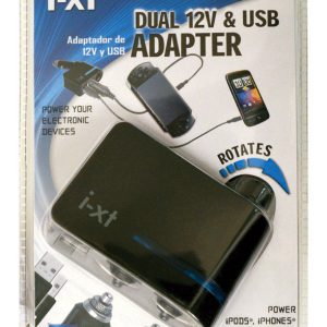 Goxt 12 V Black USB Adapter