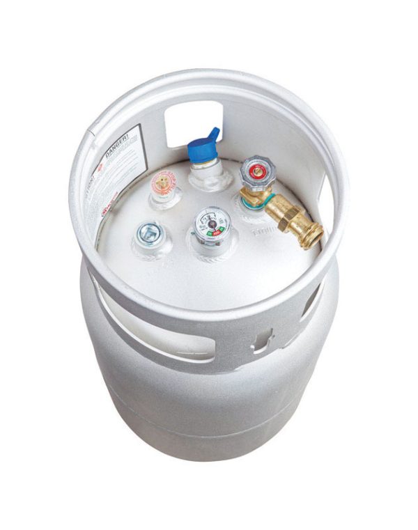 Manchester Tank 33.5 lb. cap. Aluminum Empty LP Tank