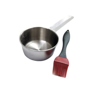 Grill Mark Stainless Steel Silver Grill Basting Set 2 pc