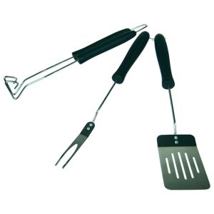 Grill Mark Stainless Steel Black Grill Tool Set 3 pc