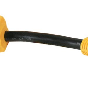 Camco Power Grip 12 in. 30 amps RV Generator Adapter 30 AMP 1 pk