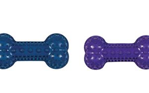 Chomper Snack Packs Assorted Rubber Dog Bone Medium