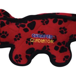 Chomper Gladiator Assorted Tuff Alligator Nylon/Plush Dog Toy Large