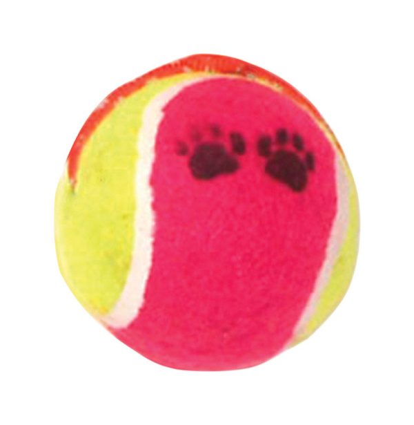 Boss Pet Digger's Multicolored Tennis Balls Rubber Pet Tennis Balls Large