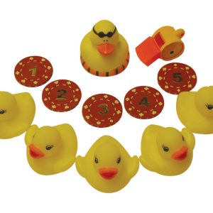 Water Sports Multicolored Plastic Duck Game