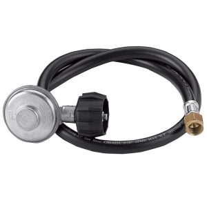 Weber Rubber Gas Line Hose and Regulator 31.2 in. L X 4 in. W