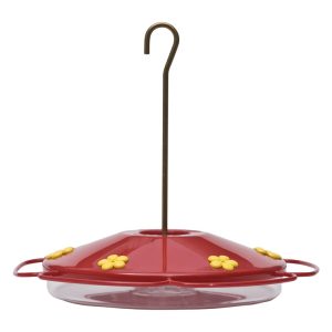 Perky-Pet Hummingbird 16 oz Plastic Dish Nectar Feeder 6 ports
