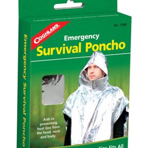 Coghlan's Silver Survival Poncho 5.875 in. H X 42-1/2 in. W X 39 in. L 1 pk