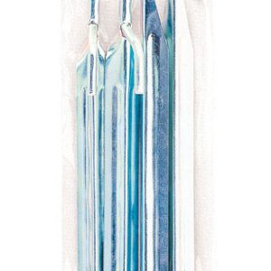 Coghlan's Silver Tent Stakes 9 in. H X 3.500 in. W X 1.250 in. L 4 pk
