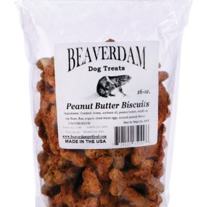 Beaverdam Peanut Butter Biscuits Treats For Dog 1 lb 1 pk