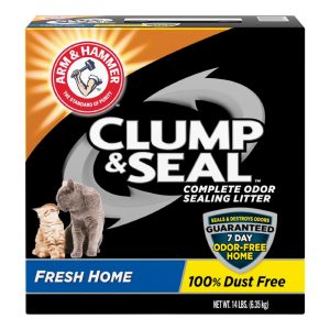 Arm & Hammer Clump & Seal Fresh and Clean Scent Cat Litter 14 lb