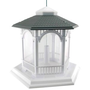 Audubon Wild Bird 10 lb Plastic Deluxe Gazebo Bird Feeder 6 ports