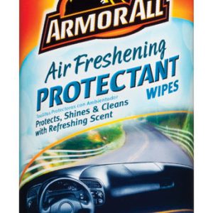 Armor All Plastic/Rubber/Vinyl Air Freshening Protectant Wipes New Car Scent 25 ct