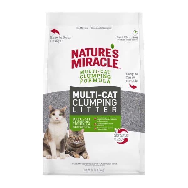 Nature's Miracle No Scent Cat Litter 14 lb