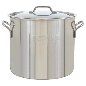 Bayou Classic Stainless Steel Grill Stockpot 20 qt 13.5 in. L X 13.5 in. W 1 pc