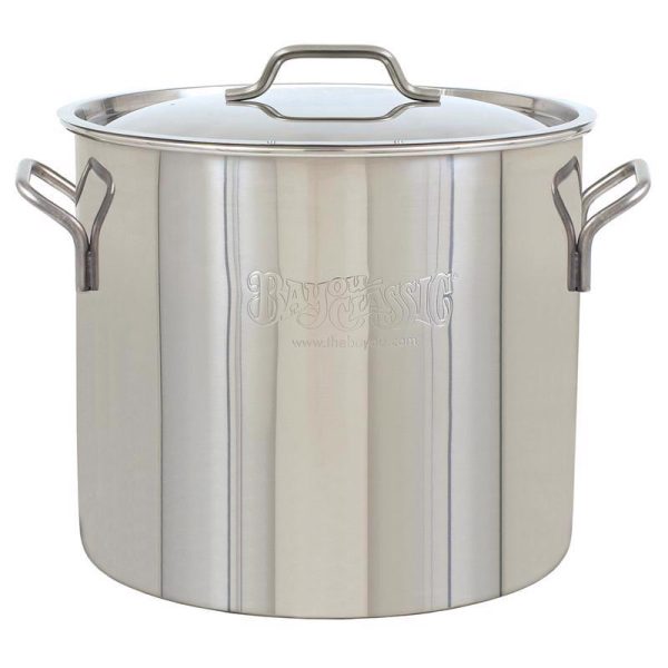 Bayou Classic Stainless Steel Grill Stockpot 20 qt 13.5 in. L X 13.5 in. W 1 pc