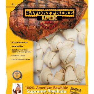 Savory Prime Medium Adult Mini Bones Natural 2-3 in. L 10 pk