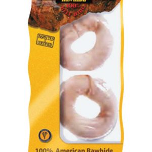 Savory Prime Medium, Large Adult Rawhide Bone Beef 4 in. L 2 pk