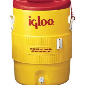 Igloo Industrial Red/Yellow 10 gal Water Cooler