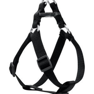 Lupine Pet Basic Solids Black Black Nylon Dog Harness
