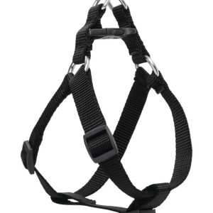 Lupine Pet Basic Solids Black Black Nylon Dog Harness