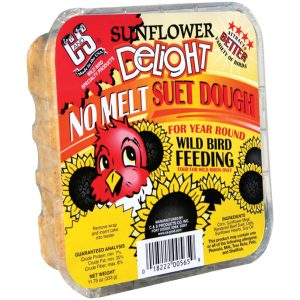 C&S Products Sunflower Delight Assorted Species Beef Suet Wild Bird Food 11.75 oz