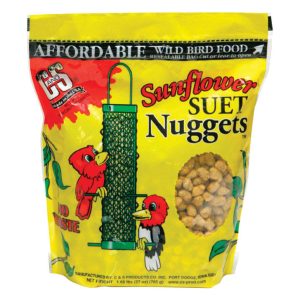 C&S Assorted Species Sunflower Suet Nuggets 27 oz