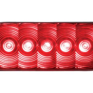 Peterson Red Oval Stop/Tail/Turn Light Kit