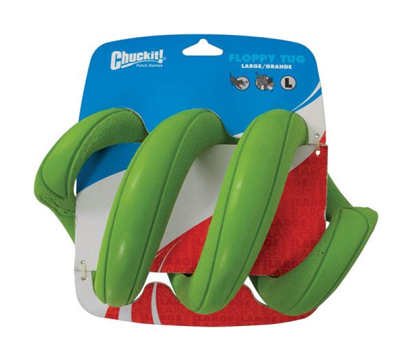 Chuckit! Floppy Tug Assorted Floppy Rubber Dog Toy Large 1 pk