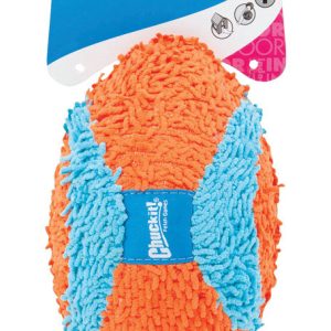 Chuckit! Multicolored Football Fumbler Terrycloth Football Dog Toy Medium 1 pk