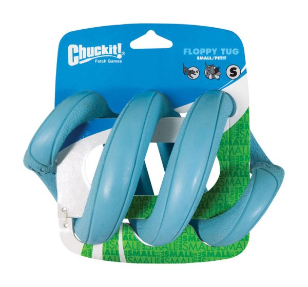 Chuckit! Floppy Tug Assorted Floppy Rubber Dog Toy Small 1 pk