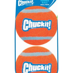 Chuckit! Multicolored Ball Launcher Rubber Tennis Balls Small 2 pk