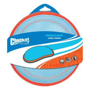 Chuckit! Blue/Orange Paraflight Nylon Flying Dog Toy Large 1 pk