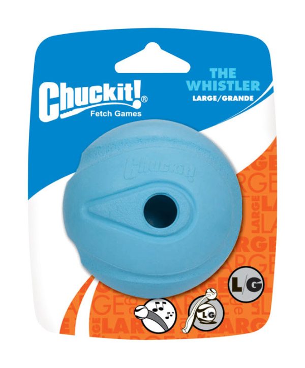 Chuckit! Blue Ball Rubber Dog Toy Large 1 pk