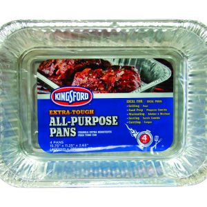 Kingsford Aluminum Grilling Pan 15.75 in. L X 11.25 in. W 4 pk