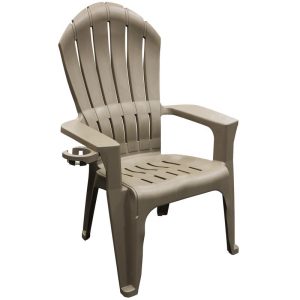Adams Big Easy Portobello Polypropylene Frame Adirondack Chair