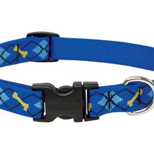 Lupine Pet Original Designs Multicolor Dapper Dog Nylon Dog Adjustable Collar