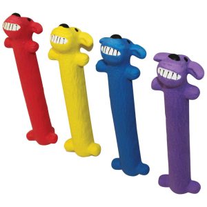 Multipet Loofa Assorted Latex Dog Toy Small