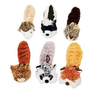Multipet Bouncy Burrow Buddies Assorted Assortment Plush Dog Toy Medium 1 pk