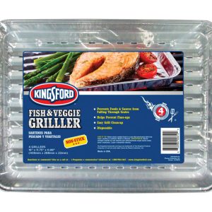 Kingsford Aluminum Grilling Pan 16 in. L X 11.75 in. W 4 pk