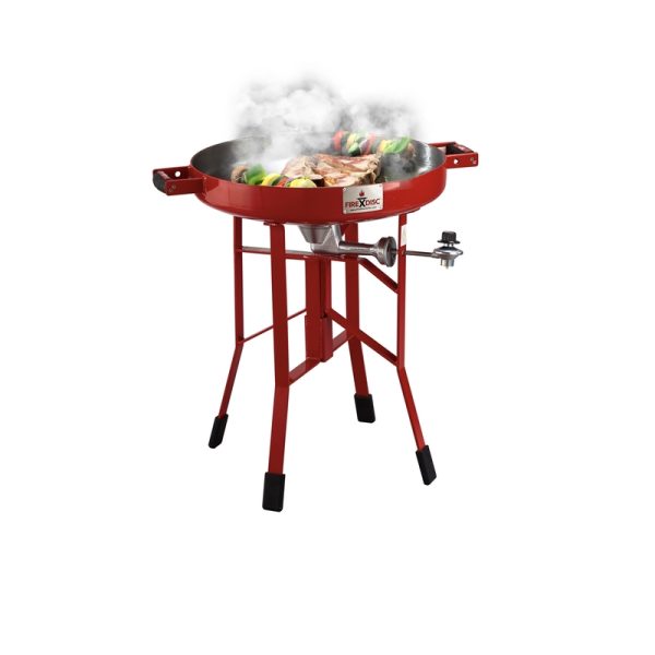 FireDisc Original 1 Burner Liquid Propane Grill Fireman Red