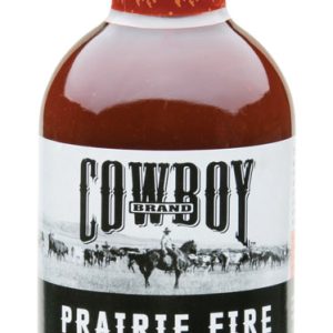 Cowboy Prairie Fire Hot and Spicy BBQ Sauce 18 oz