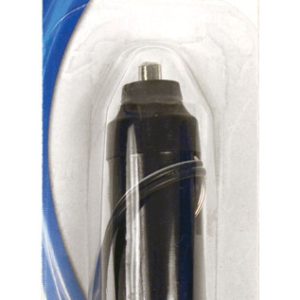 Custom Accessories 12 V Black/Silver Accessory Plug 1 pk