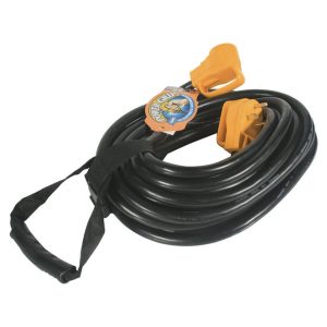 Camco PowerGrip 50 ft. 30 amps Extension Cord 1 pk
