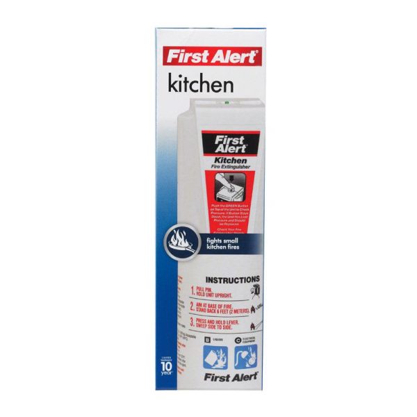 First Alert 2 lb Fire Extinguisher For Kitchen OSHA/US Coast Guard Agency Approval